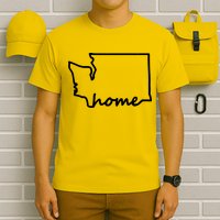 Washington Home State Map T-Shirt