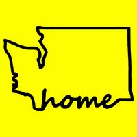 Washington Home State Map T-Shirt