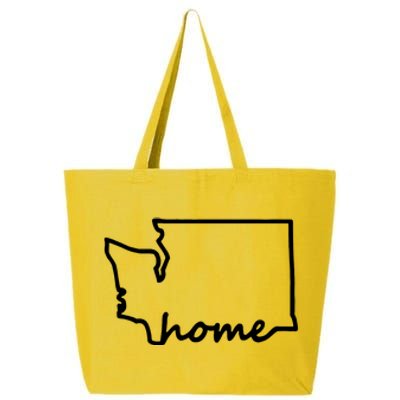 Washington Home State Map 25L Jumbo Tote