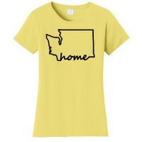 Washington Home State Map Women's T-Shirt