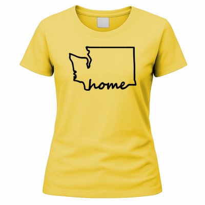 Washington Home State Map Women's T-Shirt