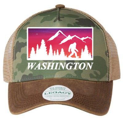 Washington Pacific Northwest Big Foot Legacy Tie Dye Trucker Hat