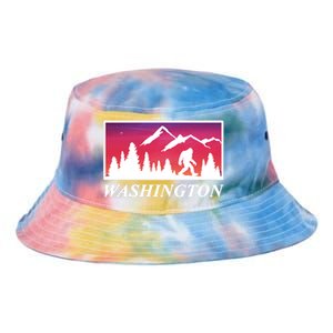 Washington Pacific Northwest Big Foot Tie Dye Newport Bucket Hat