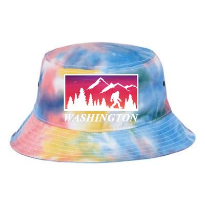 Washington Pacific Northwest Big Foot Tie Dye Newport Bucket Hat