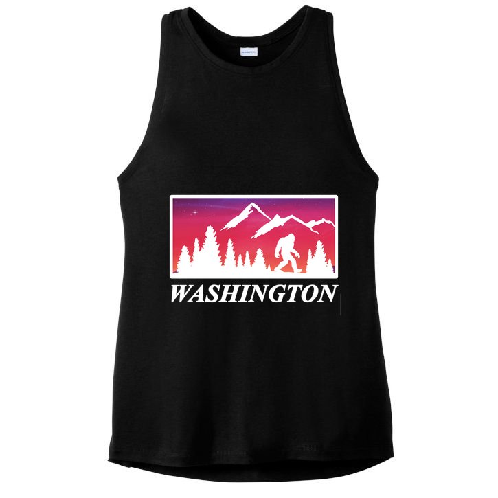 Washington Pacific Northwest Big Foot Ladies PosiCharge Tri-Blend Wicking Tank