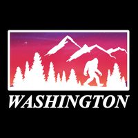 Washington Pacific Northwest Big Foot Backpack