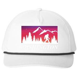 Washington Pacific Northwest Big Foot Snapback Five-Panel Rope Hat