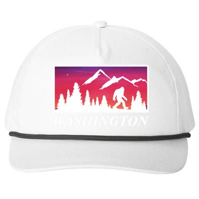 Washington Pacific Northwest Big Foot Snapback Five-Panel Rope Hat