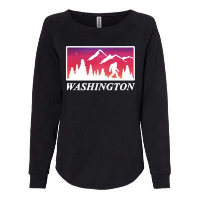 Washington Pacific Northwest Big Foot Womens California Wash Sweatshirt