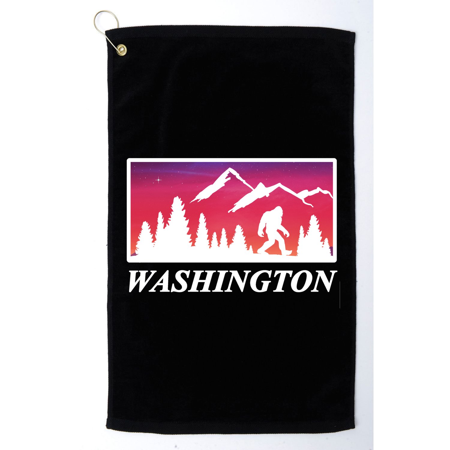 Washington Pacific Northwest Big Foot Golf Towel