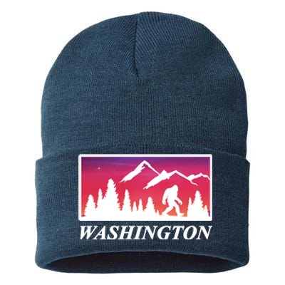 Washington Pacific Northwest Big Foot Sustainable Knit Beanie