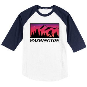 Washington Pacific Northwest Big Foot Baseball Sleeve Shirt