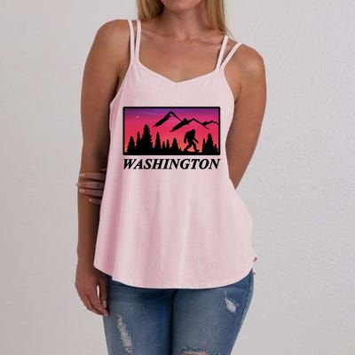 Washington Pacific Northwest Big Foot Women's Strappy Tank