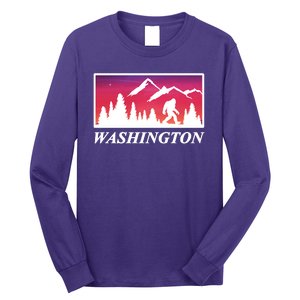 Washington Pacific Northwest Big Foot Long Sleeve Shirt