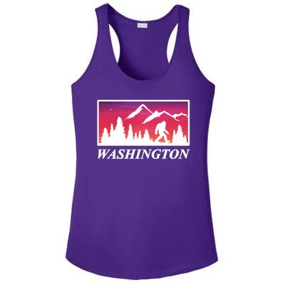 Washington Pacific Northwest Big Foot Ladies PosiCharge Competitor Racerback Tank