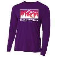 Washington Pacific Northwest Big Foot Cooling Performance Long Sleeve Crew