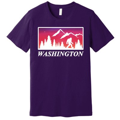 Washington Pacific Northwest Big Foot Premium T-Shirt