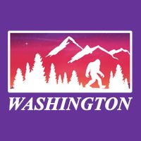 Washington Pacific Northwest Big Foot Baby Bodysuit