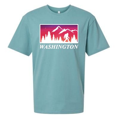 Washington Pacific Northwest Big Foot Sueded Cloud Jersey T-Shirt