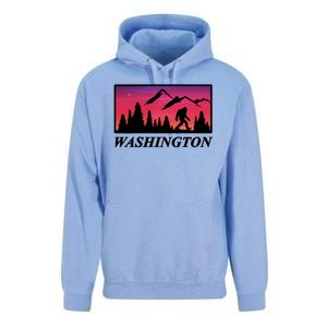 Washington Pacific Northwest Big Foot Unisex Surf Hoodie