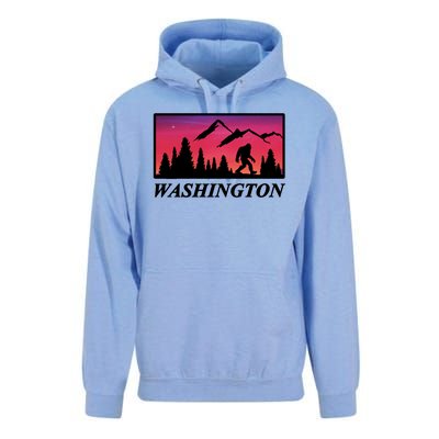 Washington Pacific Northwest Big Foot Unisex Surf Hoodie