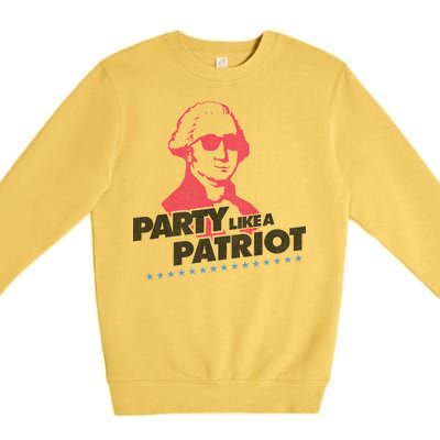 Washington Party Like a Patriot Premium Crewneck Sweatshirt