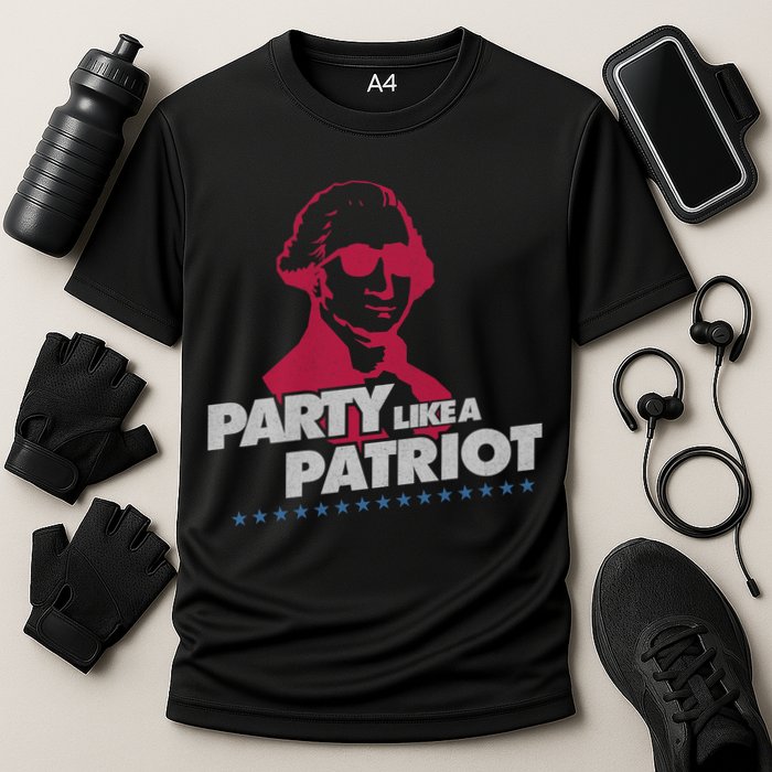 Washington Party Like a Patriot Cooling Performance Crew T-Shirt