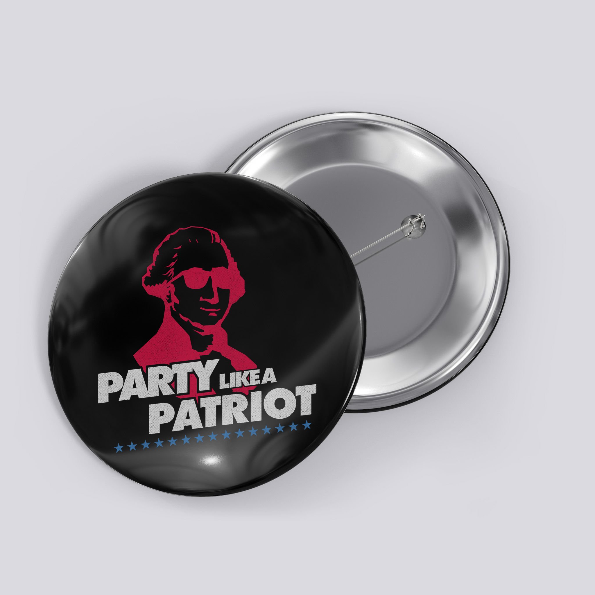 Washington Party Like a Patriot Button