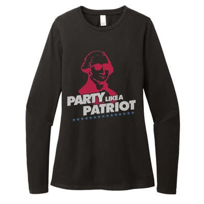 Washington Party Like a Patriot Womens CVC Long Sleeve Shirt