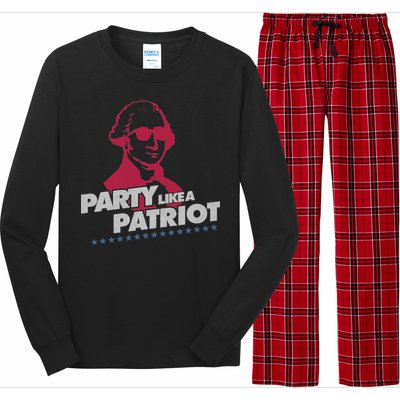 Washington Party Like a Patriot Long Sleeve Pajama Set