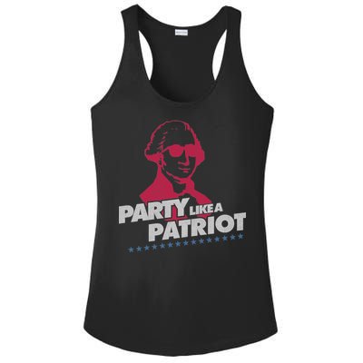 Washington Party Like a Patriot Ladies PosiCharge Competitor Racerback Tank