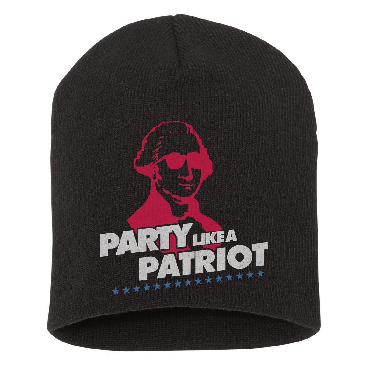Washington Party Like a Patriot Short Acrylic Beanie