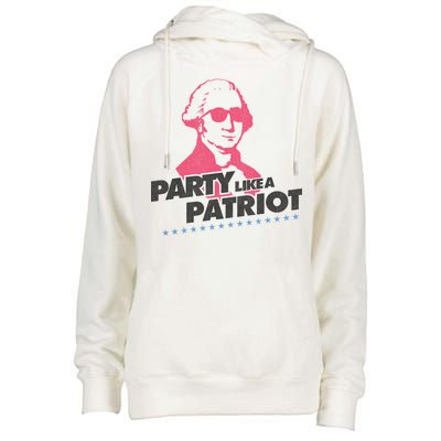 Washington Party Like a Patriot Womens Funnel Neck Pullover Hood