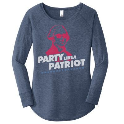 Washington Party Like a Patriot Women's Perfect Tri Tunic Long Sleeve Shirt