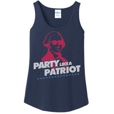 Washington Party Like a Patriot Ladies Essential Tank