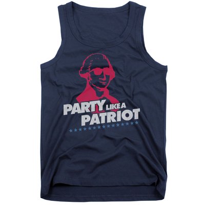 Washington Party Like a Patriot Tank Top