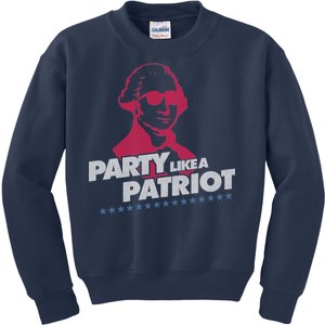 Washington Party Like a Patriot Kids Sweatshirt