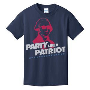 Washington Party Like a Patriot Kids T-Shirt