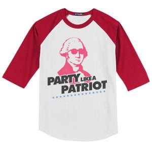 Washington Party Like a Patriot Kids Colorblock Raglan Jersey