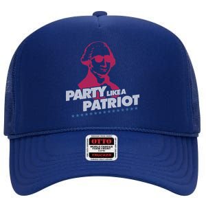 Washington Party Like a Patriot High Crown Mesh Back Trucker Hat