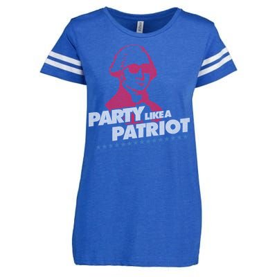 Washington Party Like a Patriot Enza Ladies Jersey Football T-Shirt