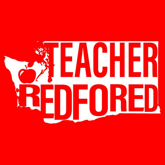 Washington Teacher Red For Ed Education Long Sleeve Shirt