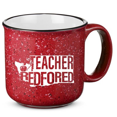 Washington Teacher Red For Ed Education 15oz Campfire Ceramic Mug
