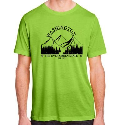 Washington The Ever Green State Adult ChromaSoft Performance T-Shirt