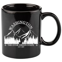 Washington The Ever Green State 11oz C Handle Ceramic Mug