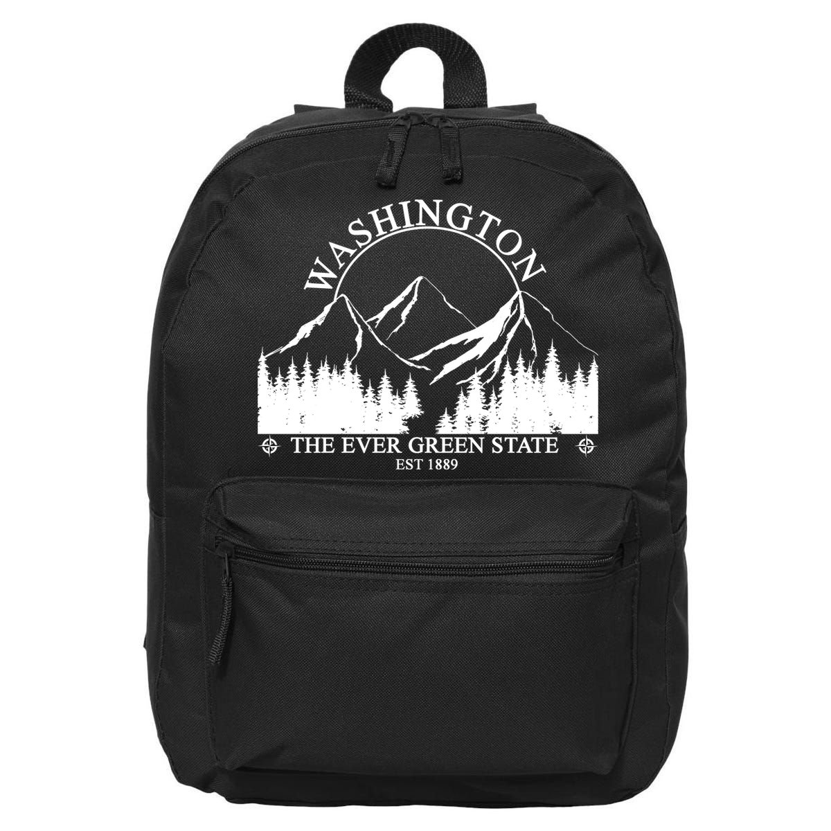 Washington The Ever Green State 16 in Basic Backpack