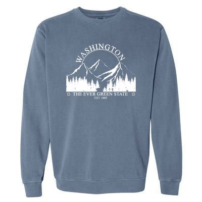 Washington The Ever Green State Garment-Dyed Sweatshirt