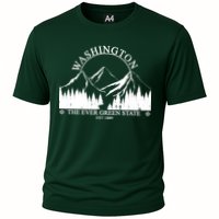 Washington The Ever Green State Cooling Performance Crew T-Shirt