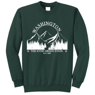 Washington The Ever Green State Sweatshirt