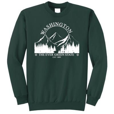 Washington The Ever Green State Sweatshirt